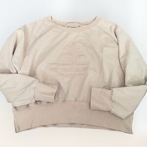 Hard Rock Cafe Beige Crew Neck Sweater The Guitar Hotel By Hard Rock